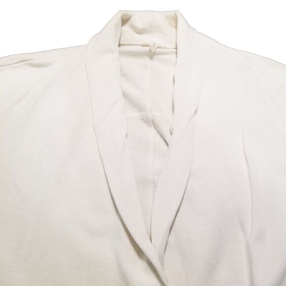 Eileen Fisher Drape Neck Wrap Women's Size XXS/XS Cream Kimono Jacket Side Tie - Picture 3 of 5